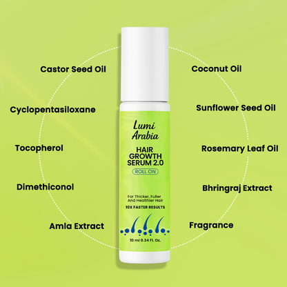 Advanced Hair Growth Serum Roll On ( 10X Faster Results )