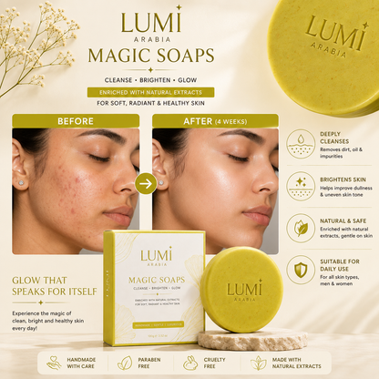 Brightening Instant Glow + Tan Removal Soap ( Magic Soaps )