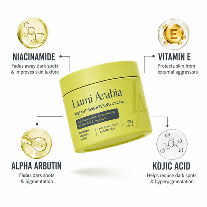 Instant Advanced Brightening Cream Regular (Effects within 1 Week)