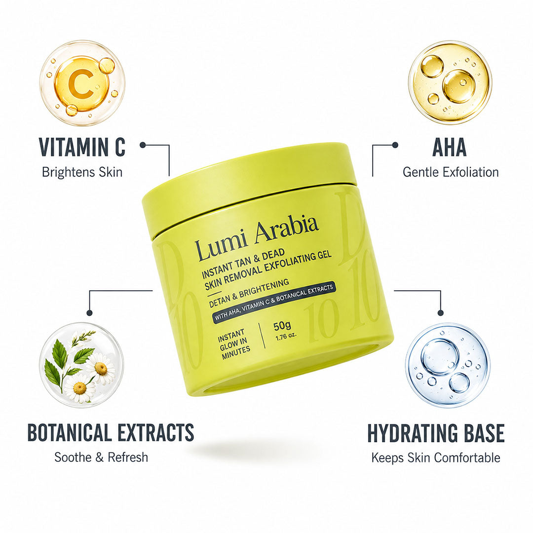 Instant Tan & Dead Skin Removal Exfoliating Gel