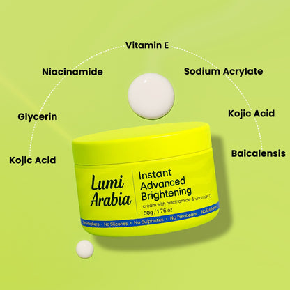Instant Advanced Brightening Cream Regular (Effects within 1 Week)