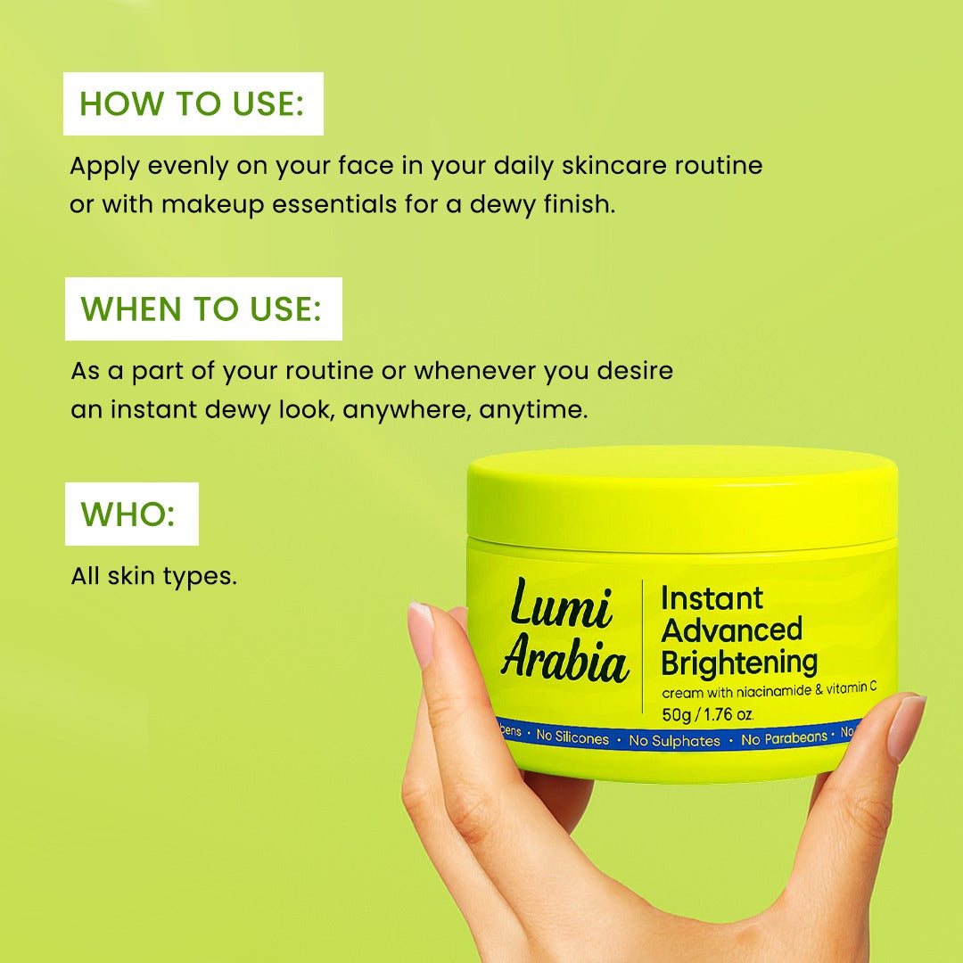Instant Advanced Brightening Cream Regular (Effects within 1 Week)