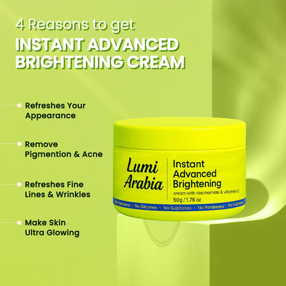 Instant Advanced Brightening Cream Regular (Effects within 1 Week)