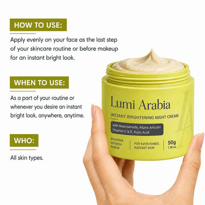 Instant Advanced Brightening Cream Regular (Effects within 1 Week)