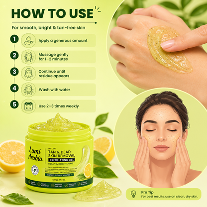 Instant Tan & Dead Skin Removal Exfoliating Gel