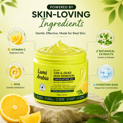 Instant Tan & Dead Skin Removal Exfoliating Gel