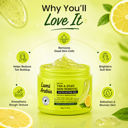 Instant Tan & Dead Skin Removal Exfoliating Gel