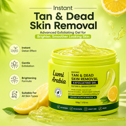 Instant Tan & Dead Skin Removal Exfoliating Gel